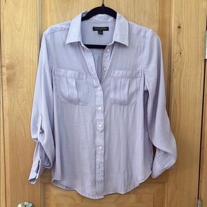 Banana Republic Dillon Classic Fit - Lavender Button-Up Shirt